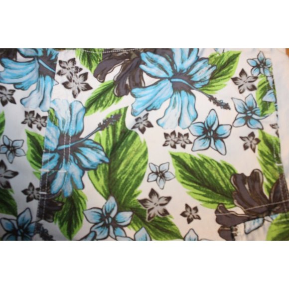 Mens Mossimo Mesh Lined Drawstring Surf Swim Suit Board Shorts Trunks XL Floral - Picture 2 of 8